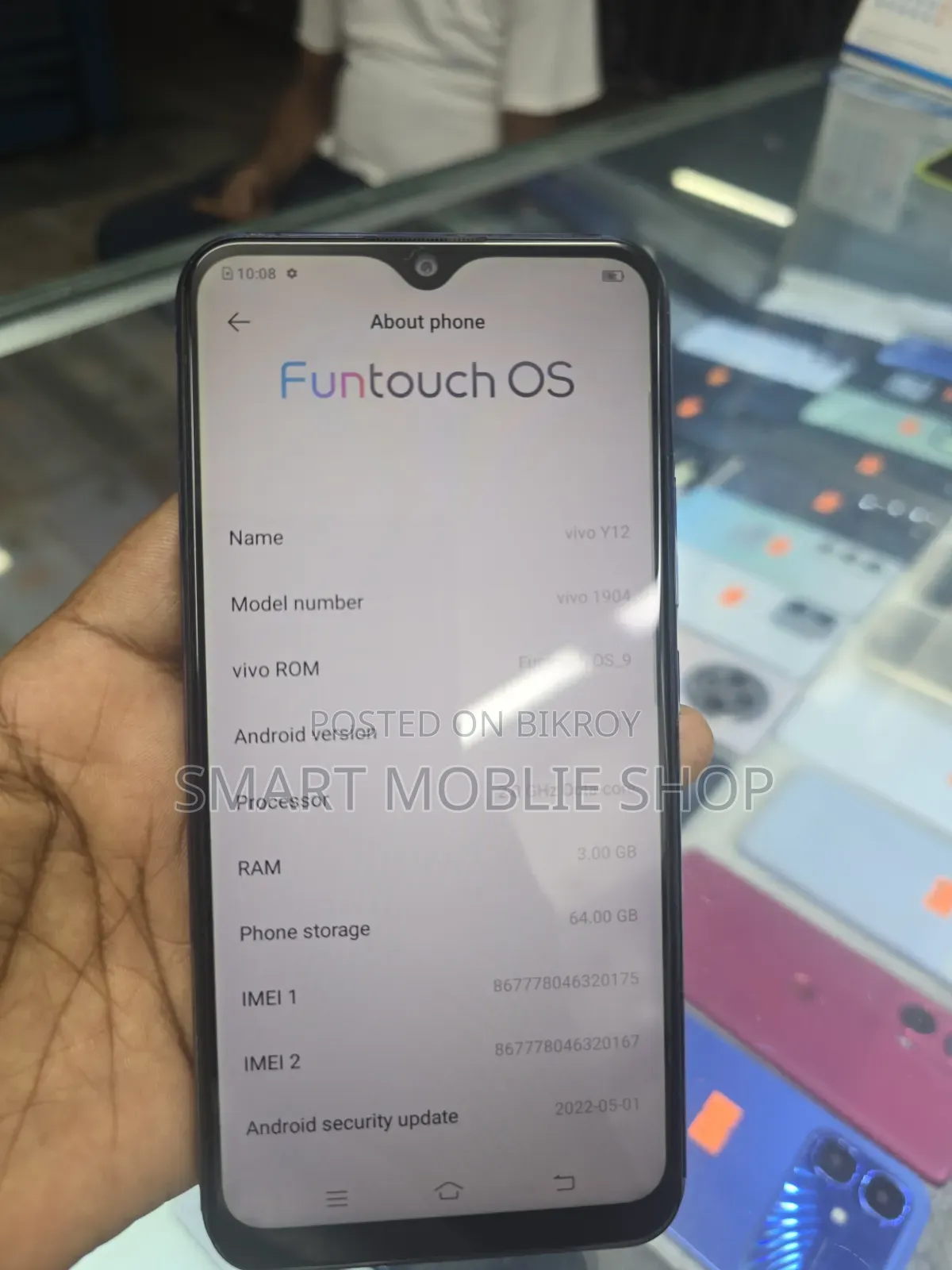 Vivo Y12 64 GB Blue
