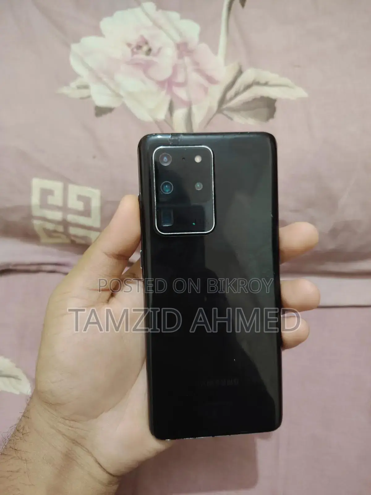 স্যামসাং গ্যালাক্সি এস২০ আল্ট্রা ৫জি ১২৮ জিবি ব্ল্যাক