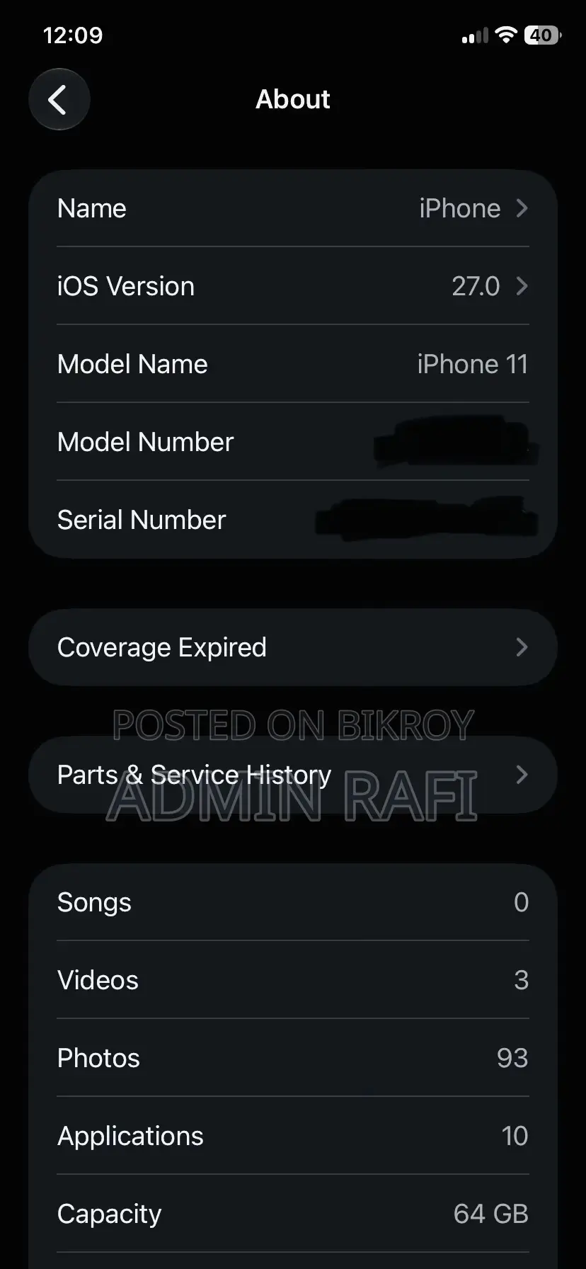 Apple iPhone 11 64 GB White