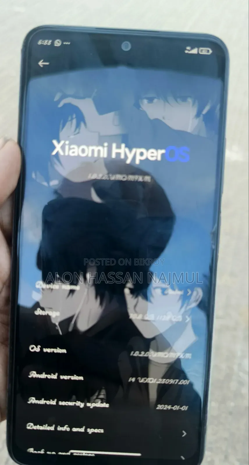 Xiaomi Redmi Note 12 5G 128 GB Black