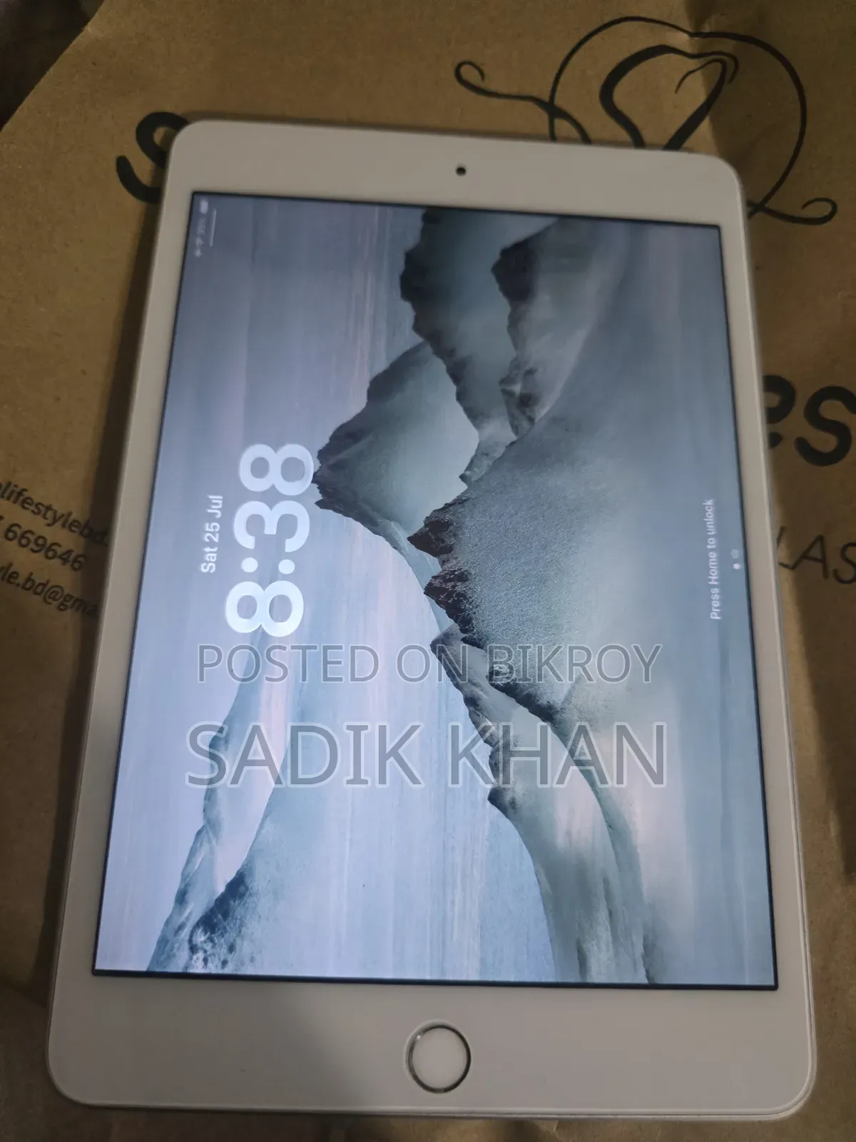 অ্যাপল আইপ্যাড মিনি ৫ ২৫৬ জিবি সিলভার