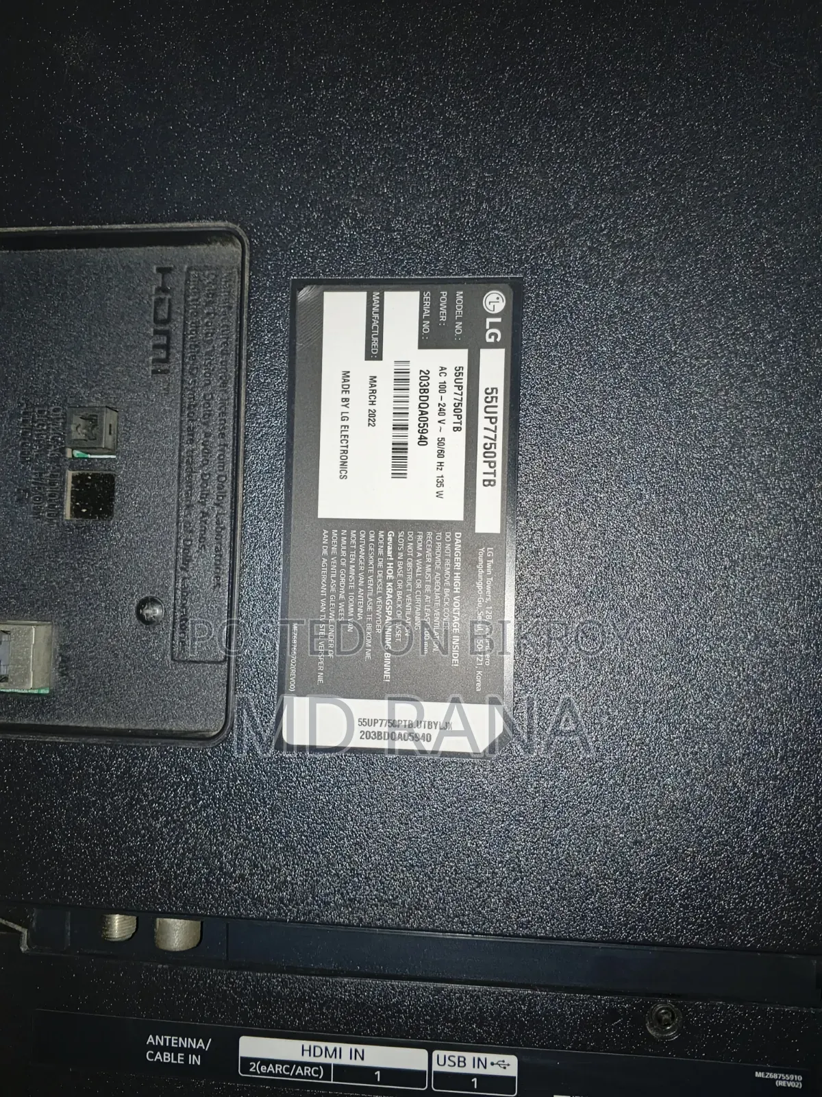 Original LG Smart TV 55 Inch