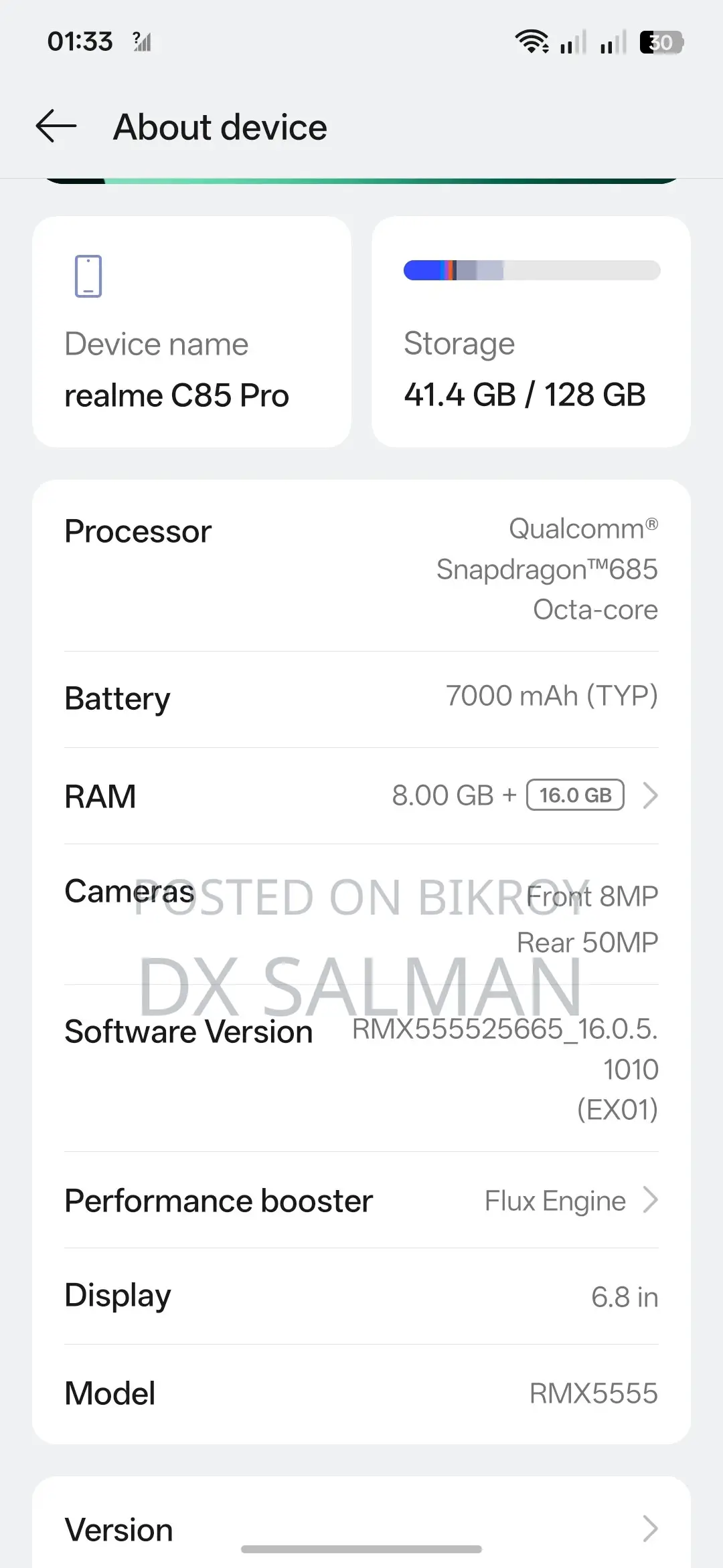 Realme C85 Pro 128 GB Blue