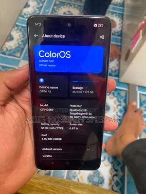 অপ্পো এ৩ ১২৮ জিবি