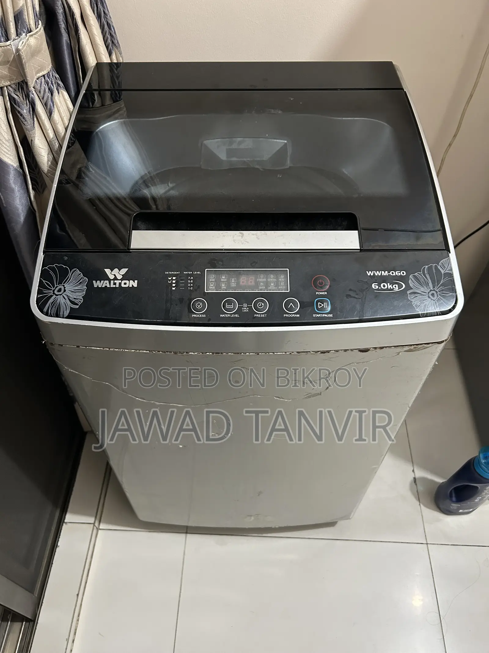 Walton 6KG Fully Automatic Top Load Washing Machine | Model: WWM-060