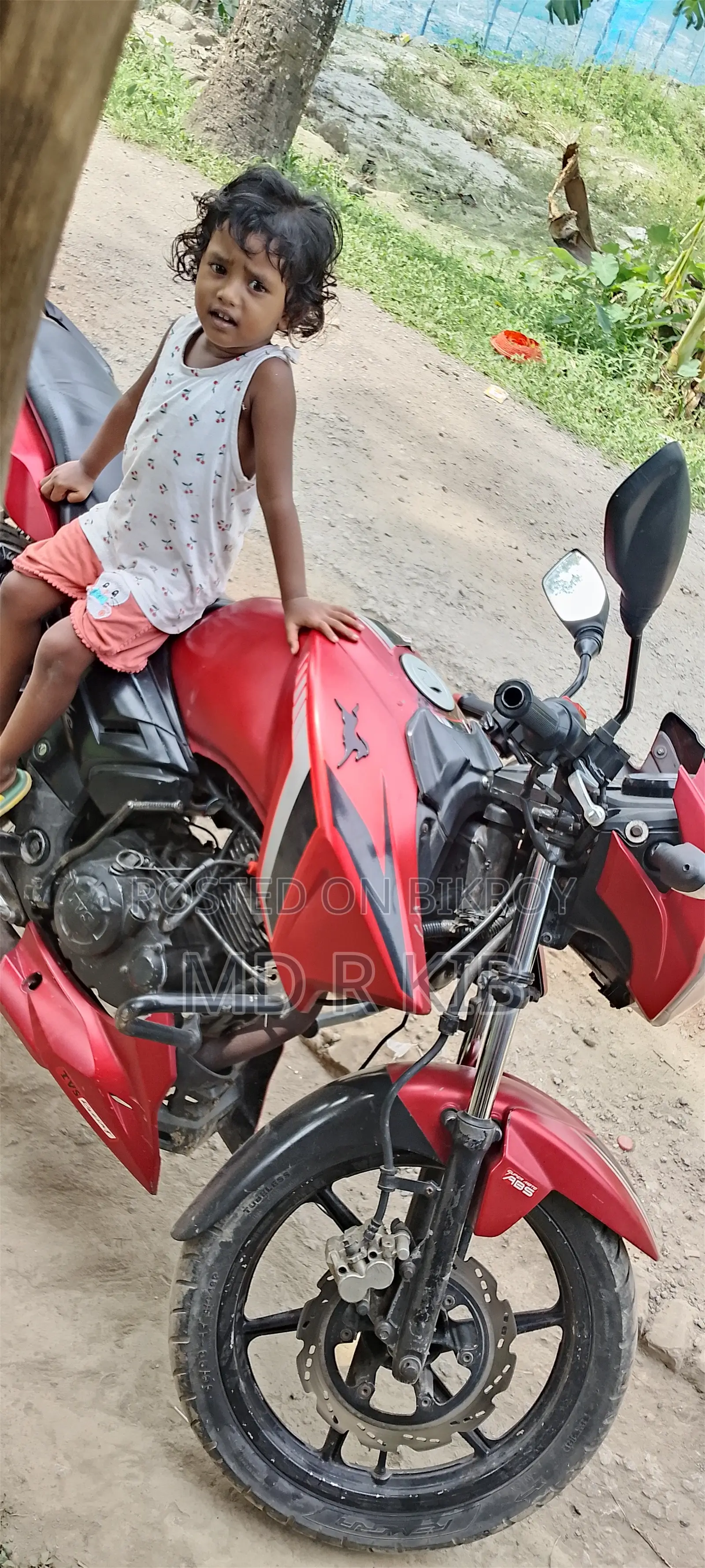 TVS Apache RTR 160 2V 2015 Red