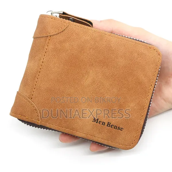 Personalized Men's Wallet Short Zipper 80% Off Men's Wallet