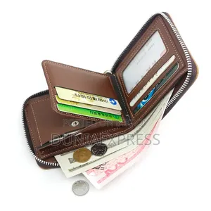 Personalized Men's Wallet Short Zipper 80% Off Men's Wallet