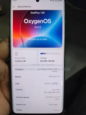 OnePlus 12R 256 GB Black