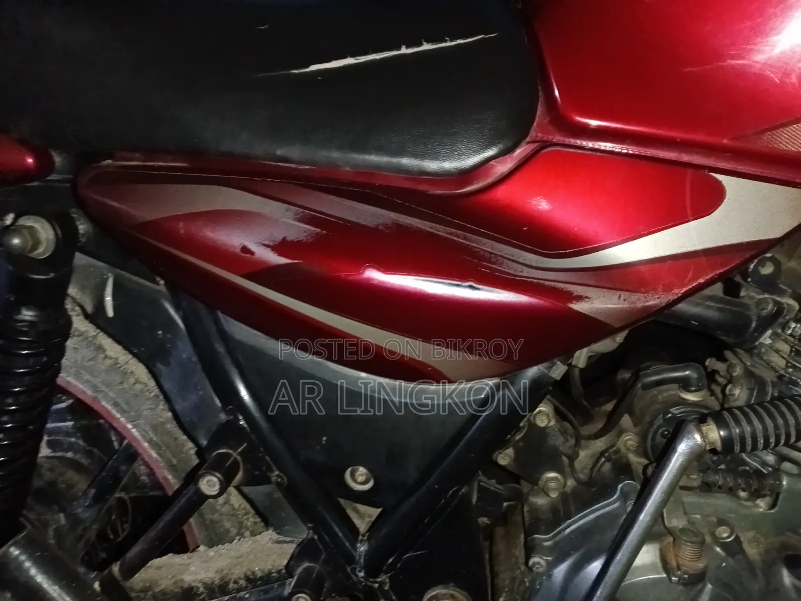 Bajaj Discover 100 2012 Red