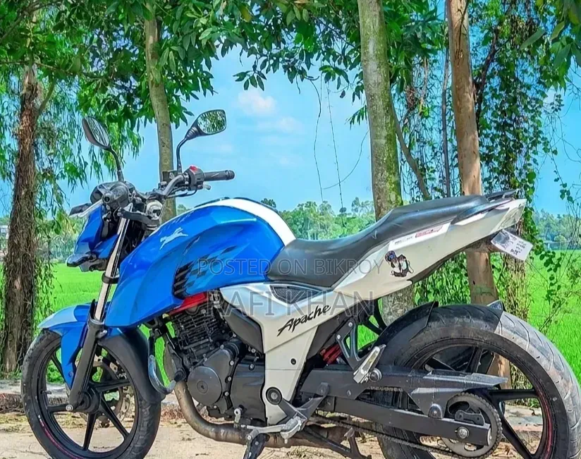 টিভিএস আপাচে আরটিআর ১৬০ ৪ভি ২০২০ নীল