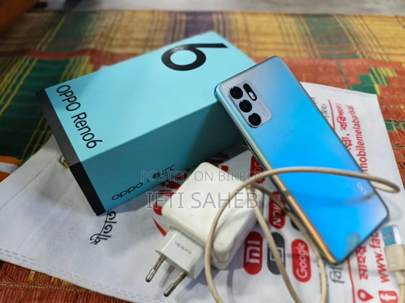 নিউ অপো রেনো৬ ১২৮ জিবি রোজ গোল্ড