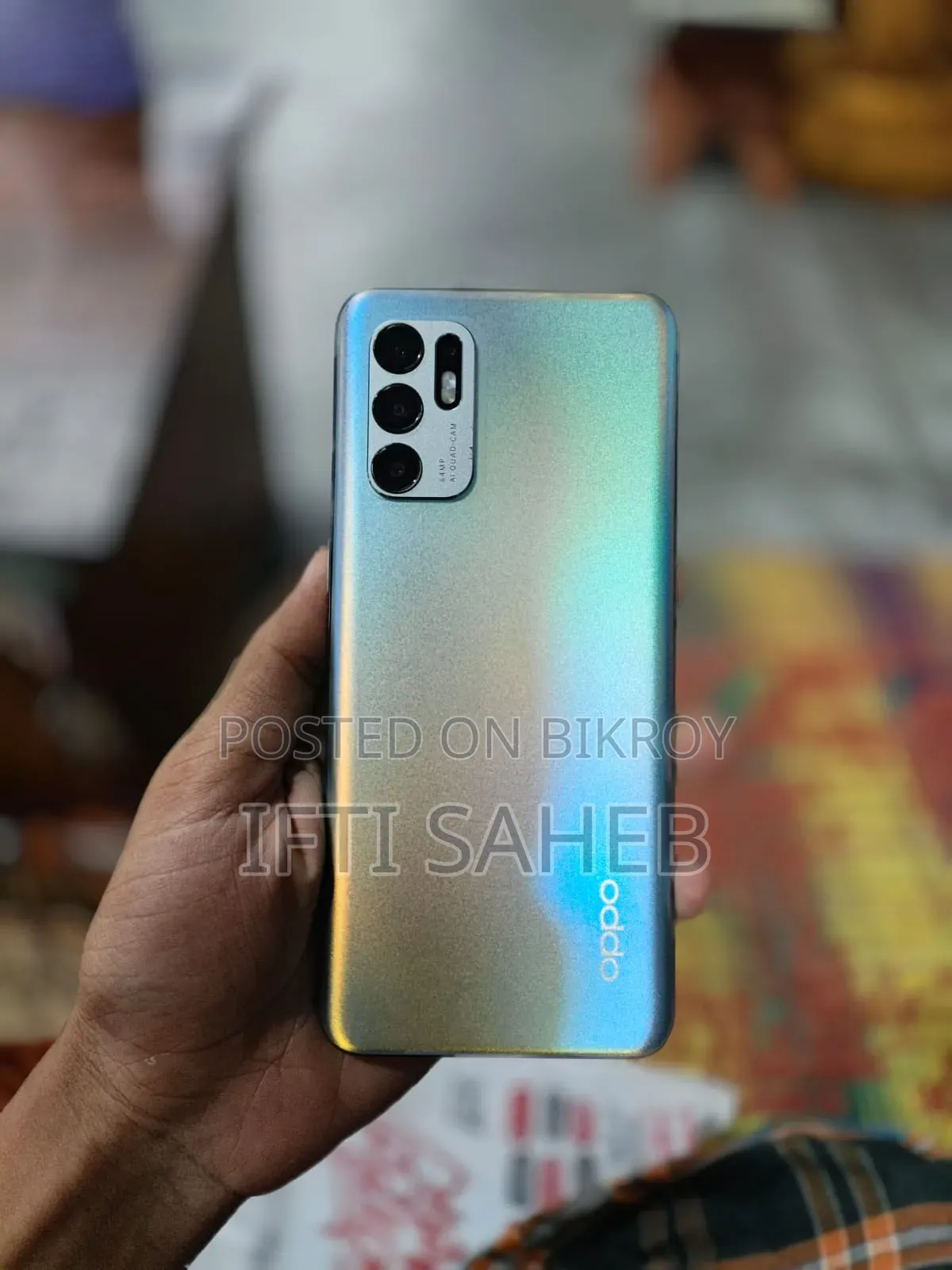 নিউ অপো রেনো৬ ১২৮ জিবি রোজ গোল্ড