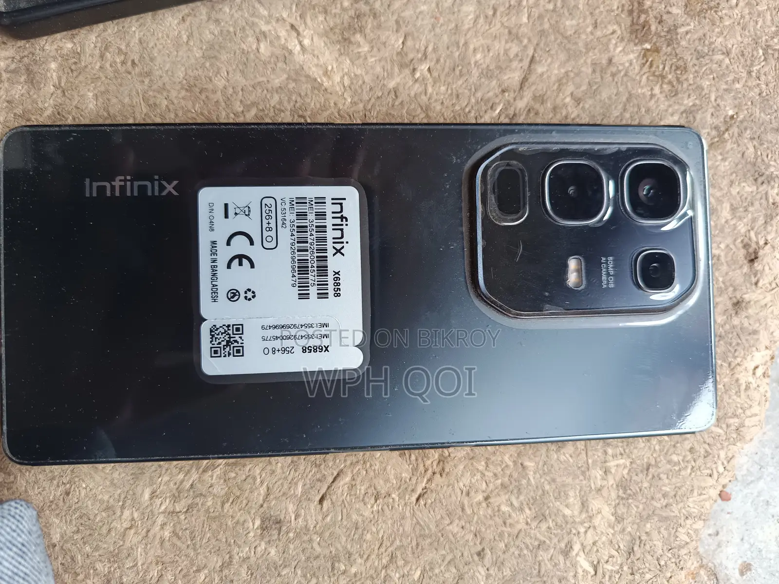 Infinix Note 50 4G 256 GB Black