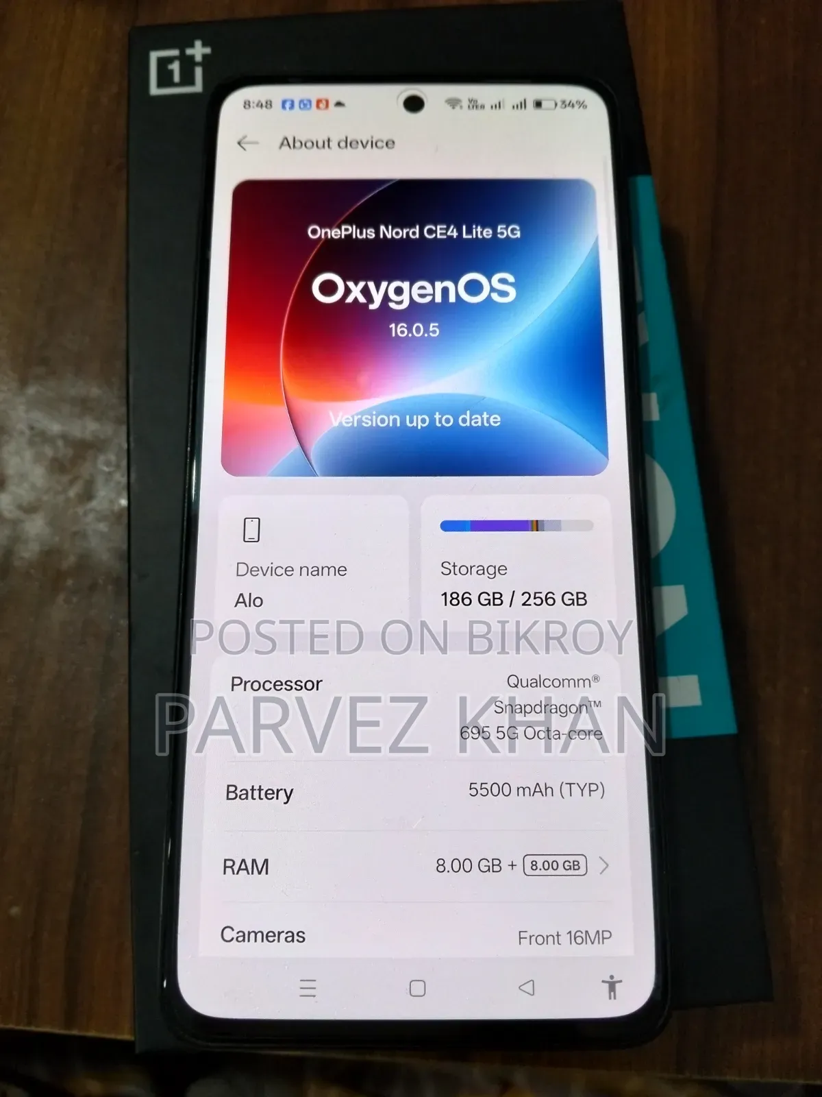 OnePlus Nord CE4 Lite 256 GB Silver