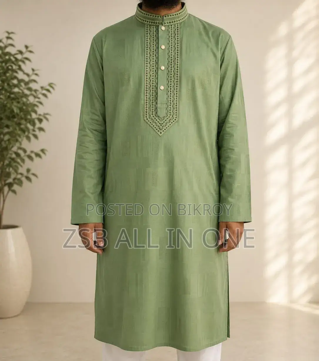 Premium Cotton Embroidery Panjabi হাই কোয়ালিটি