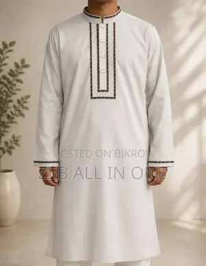 Premium Cotton Embroidery Panjabi হাই কোয়ালিটি