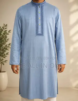 Premium Cotton Embroidery Panjabi হাই কোয়ালিটি