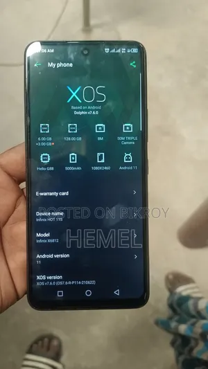 Infinix Hot 11s 128 GB Purple