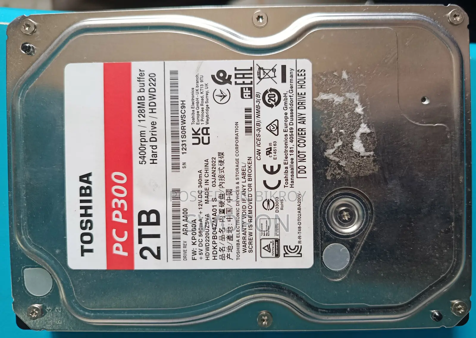 Toshiba 2tb HDD