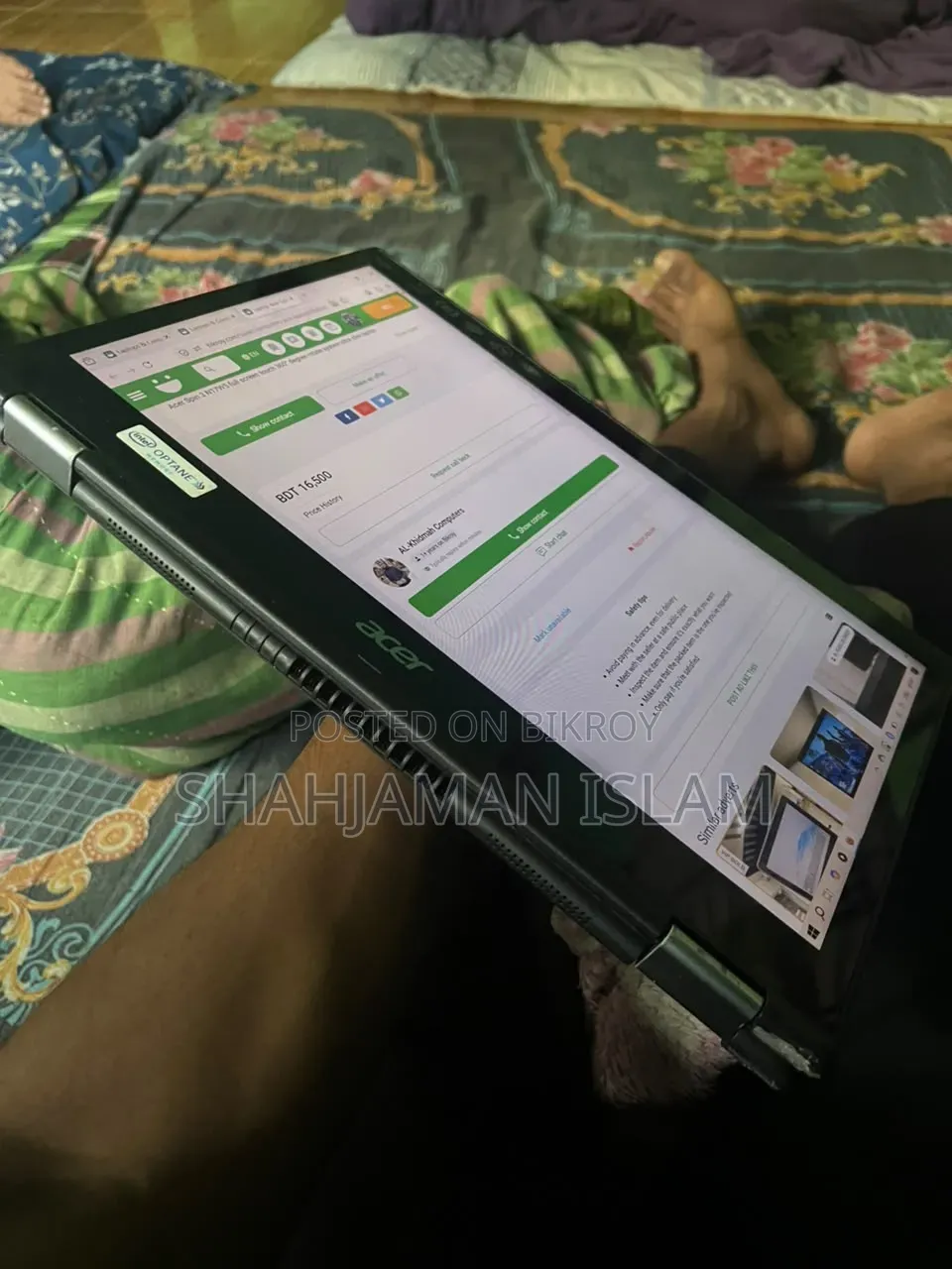 Laptop Acer Spin 3 4GB Intel Core i3 SSD 250GB