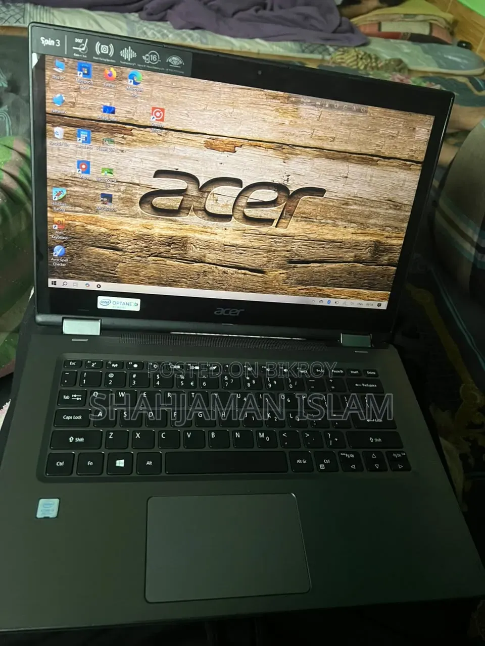 Laptop Acer Spin 3 4GB Intel Core i3 SSD 250GB