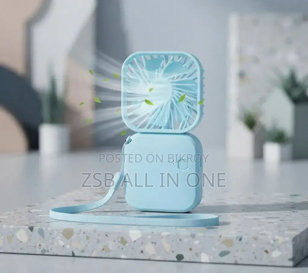 Multi Function Three Speed Hanging Mini Neck Fan