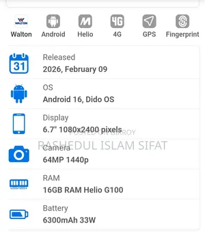 Walton XANON X50 256 GB Blue