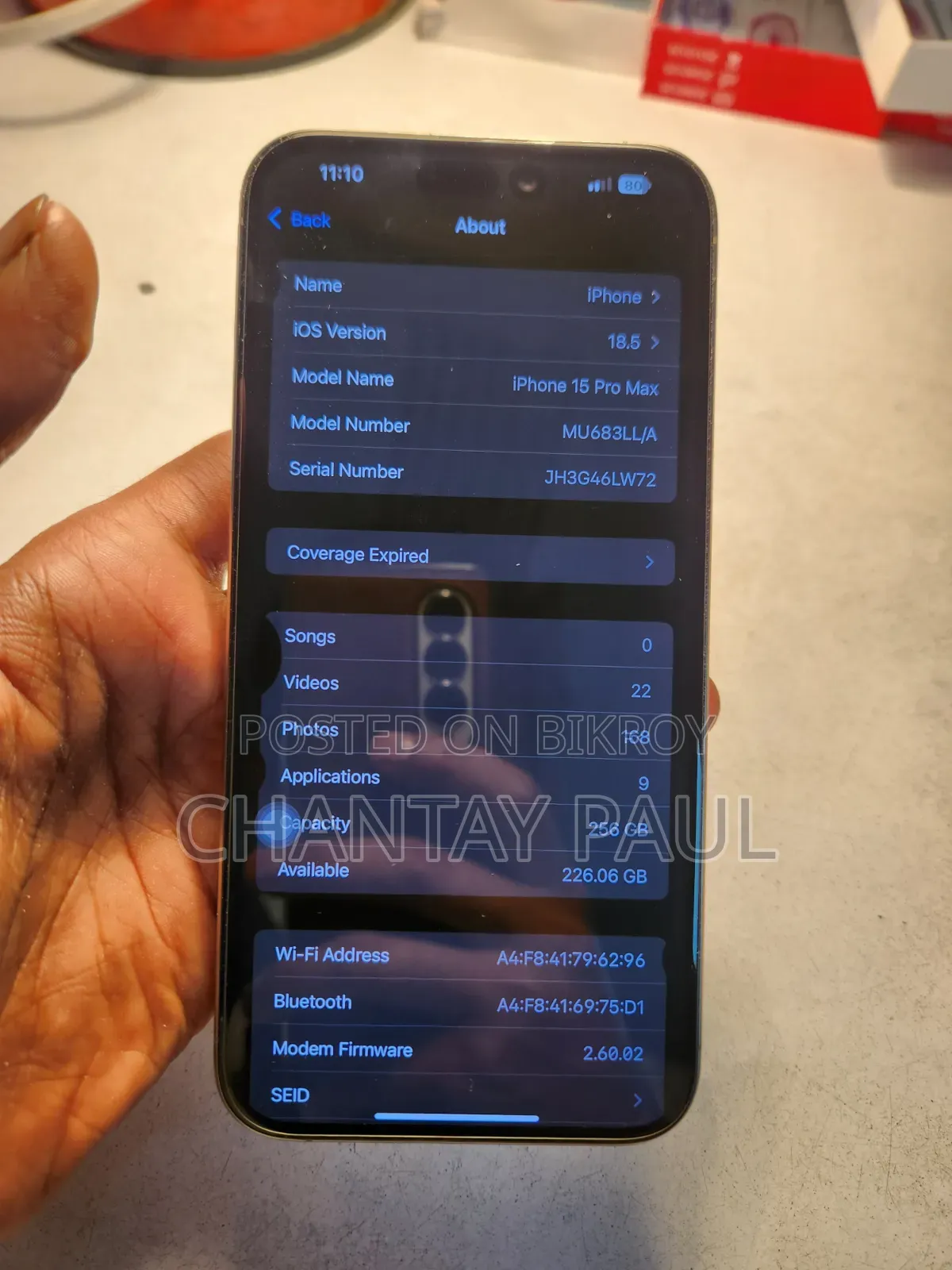 Apple iPhone 15 Pro Max 256 GB