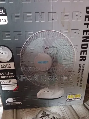 Defender Rechargeable Fan 29 12