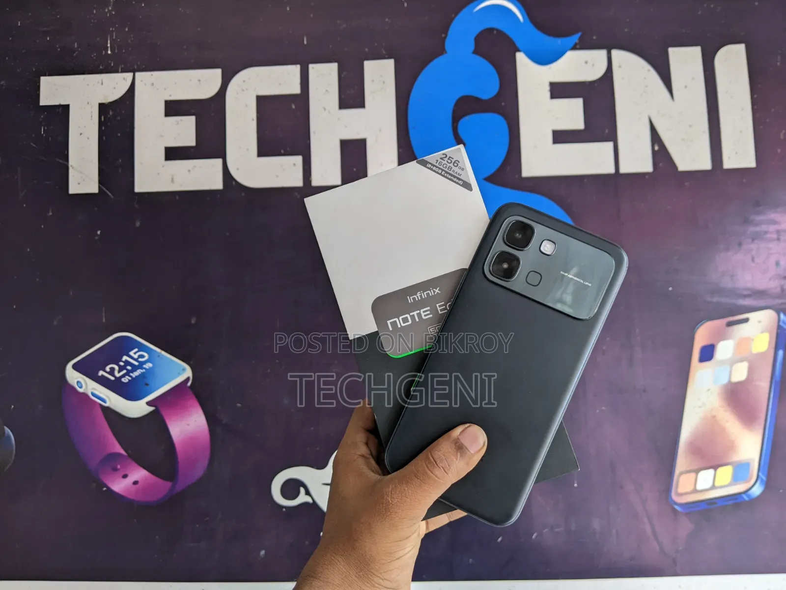 ইনফিনিক্স নোট এজ ২৫৬ জিবি ব্ল্যাক