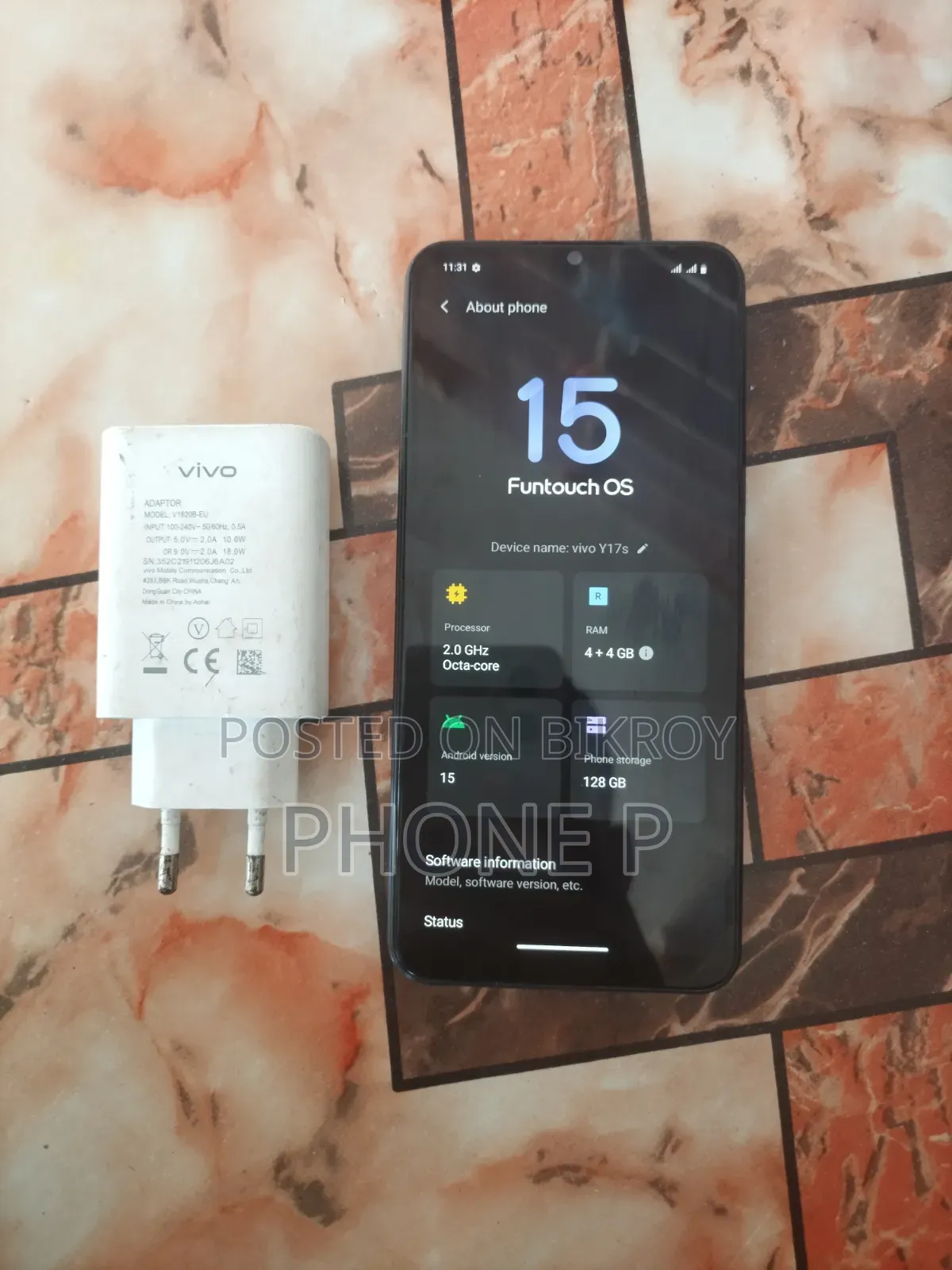 Vivo Y17s 128 GB Black