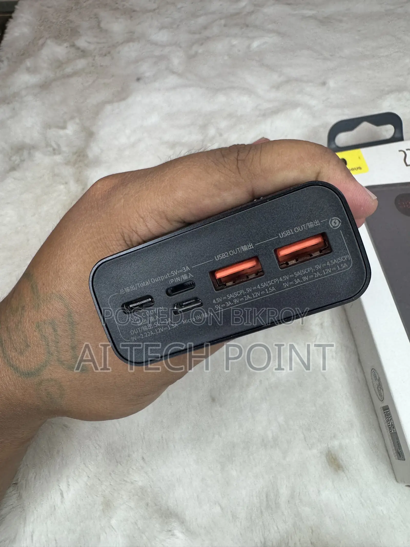 Baseus 20000mAh 22.5W Fast Charging Power Bank