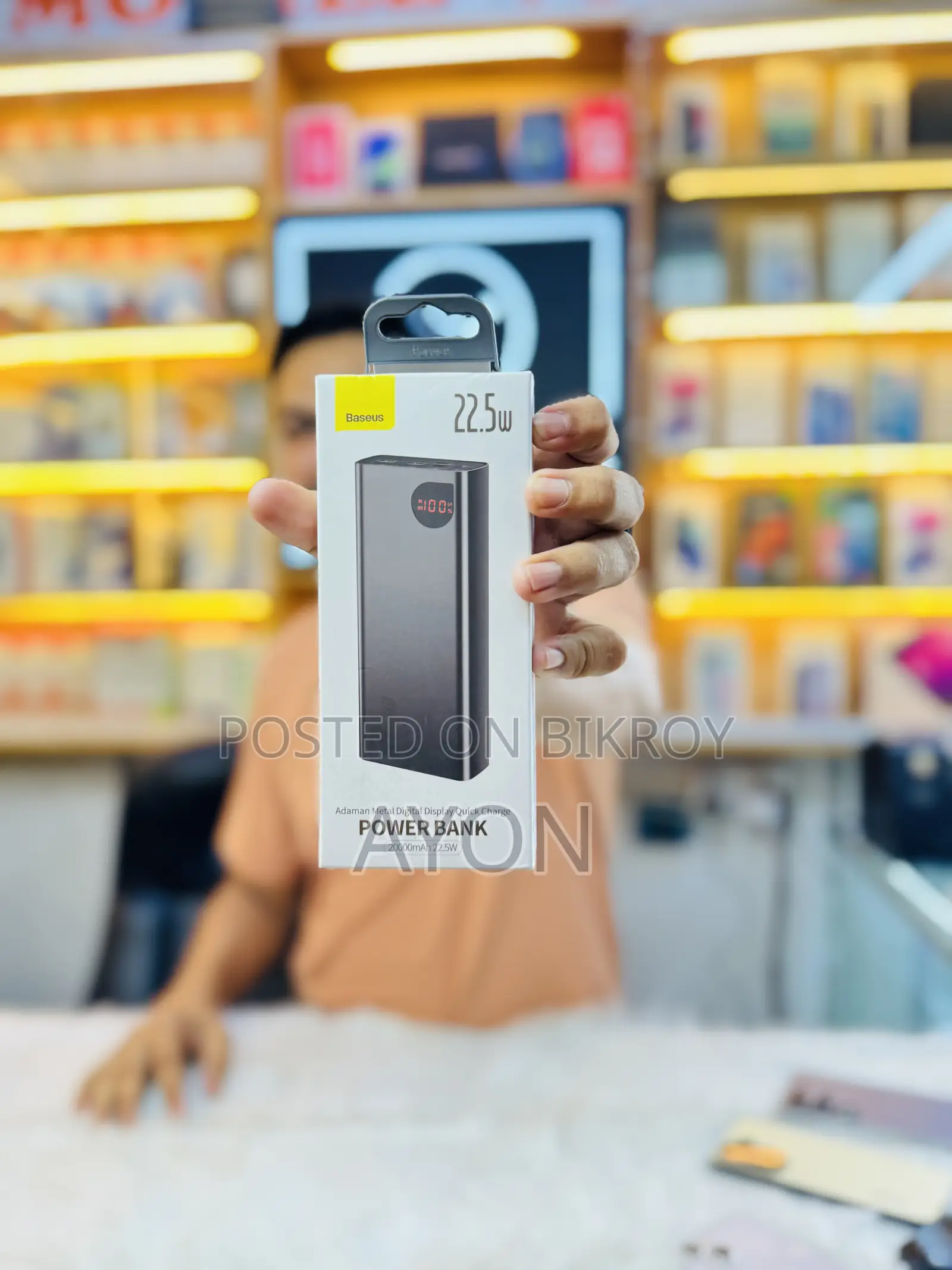 Baseus 20000mAh 22.5W Fast Charging Power Bank