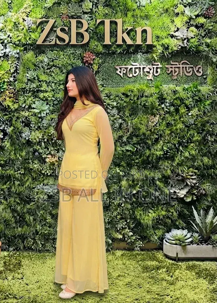 Georgette Sequence Three Piece for Stylish Sisters