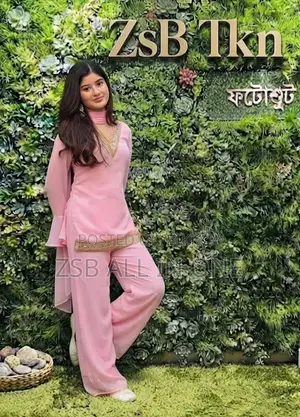 Georgette Sequence Three Piece for Stylish Sisters