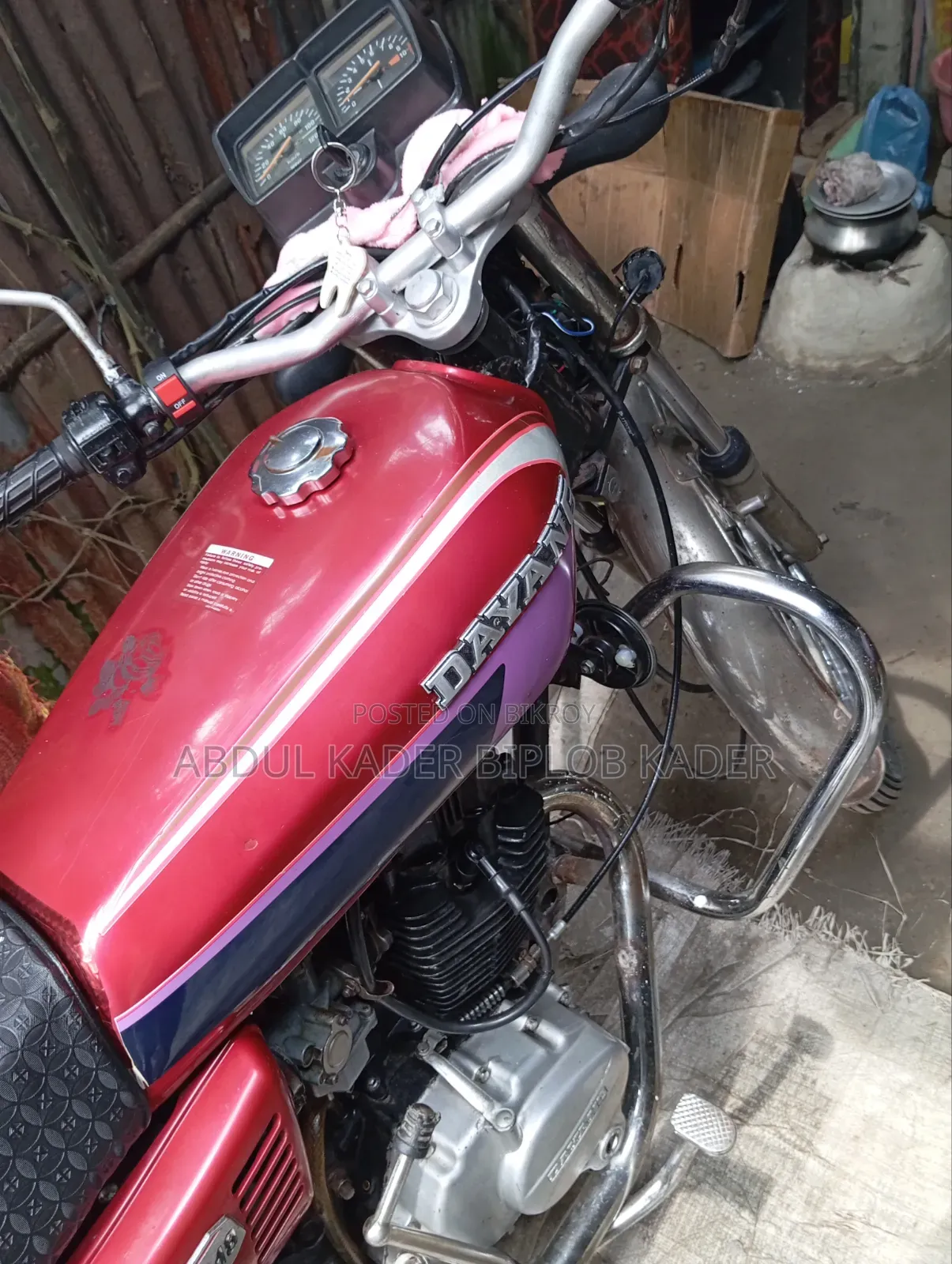 ডায়াং ডিওয়াই১০০-এম ২০০৭ লাল