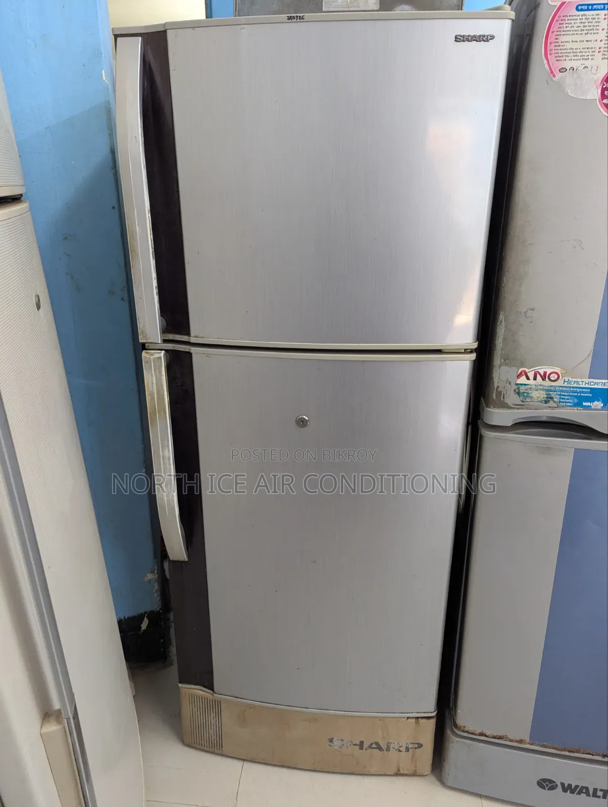 Sharp Silver Colour Non Frost Fridge 201 Ltr.