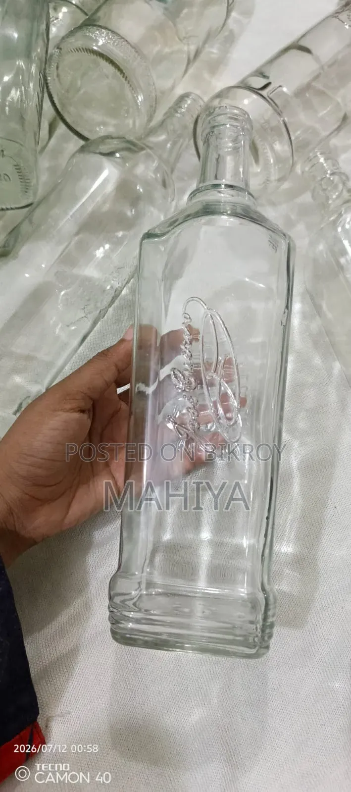 Do you need empty glass bottles?