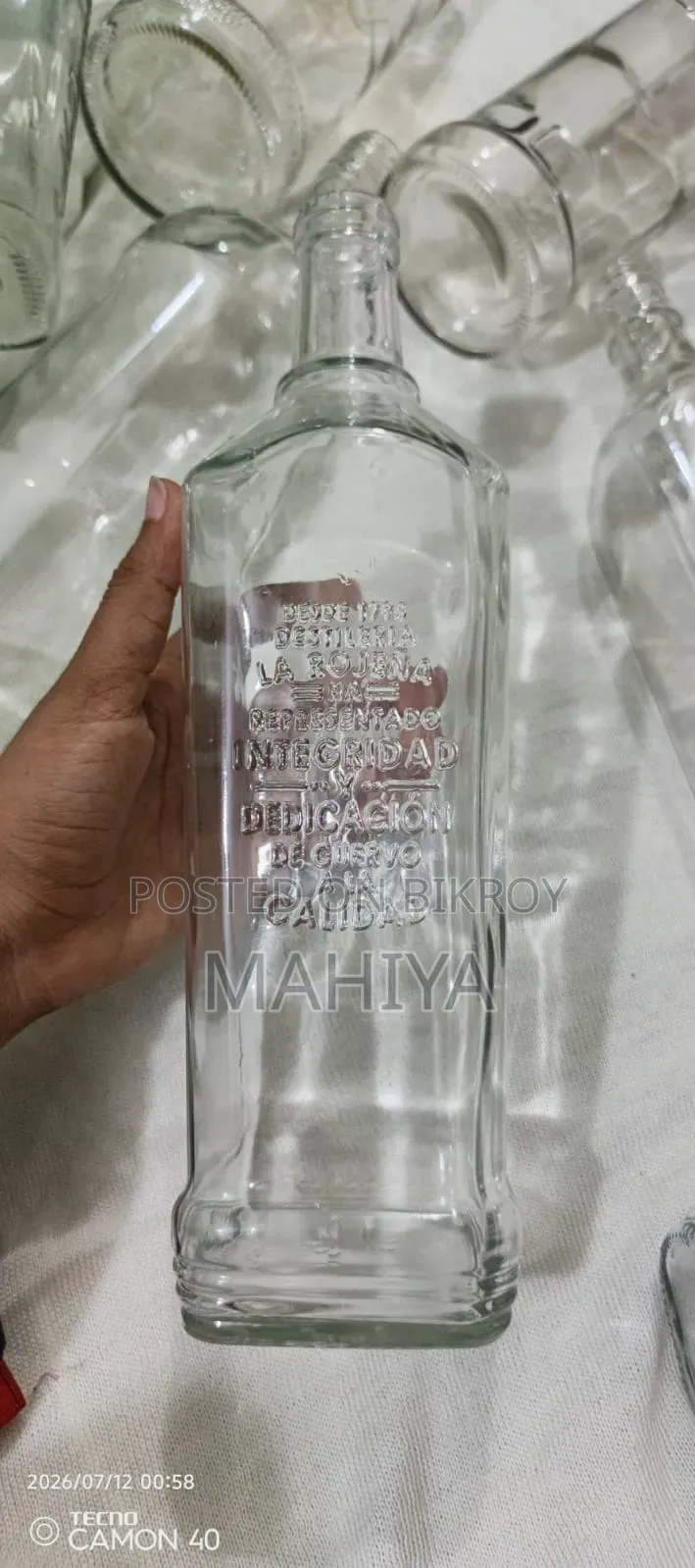 Do you need empty glass bottles?