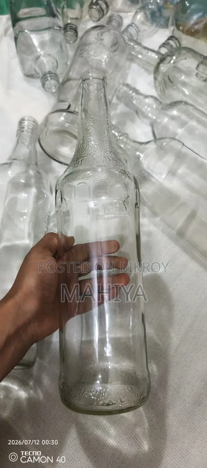 Do you need empty glass bottles?