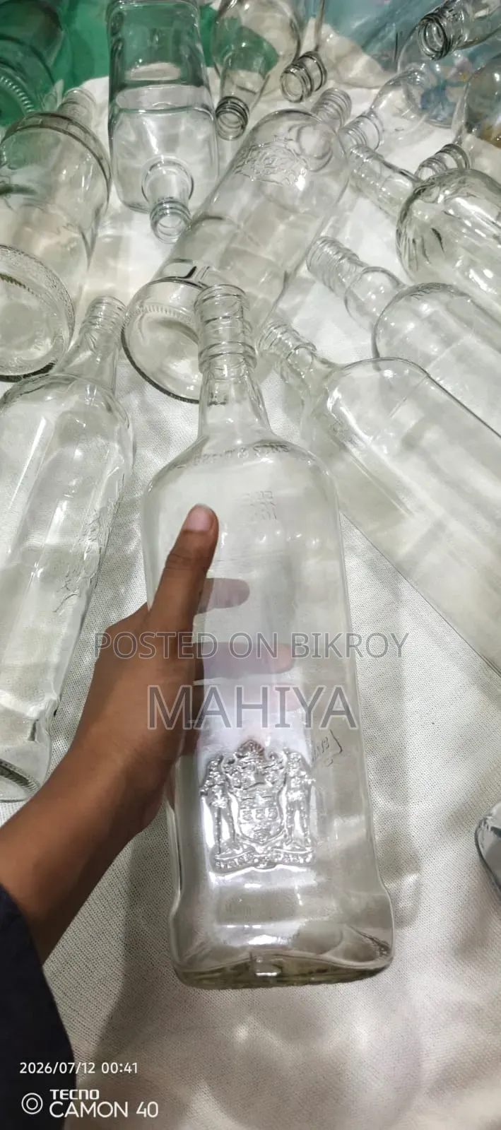 Do you need empty glass bottles?