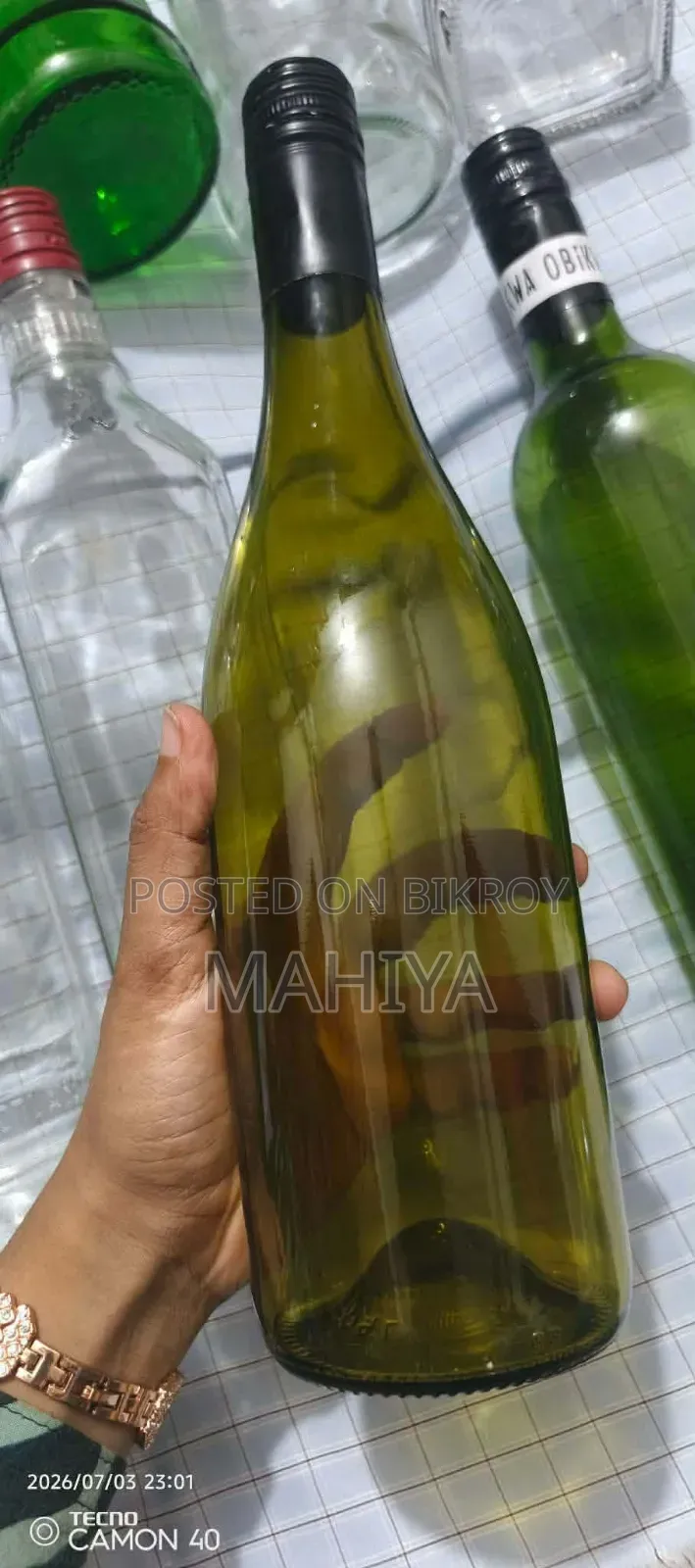 Do you need empty glass bottles?