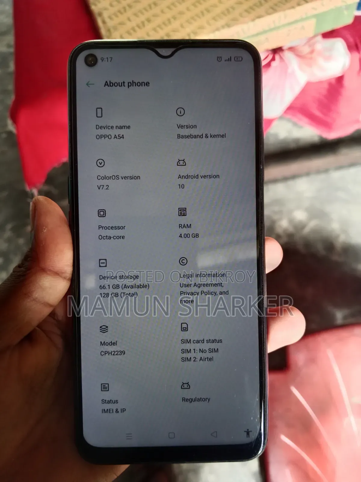 Oppo A54s 128 GB Black