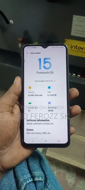 Vivo Y17s 128 GB Black