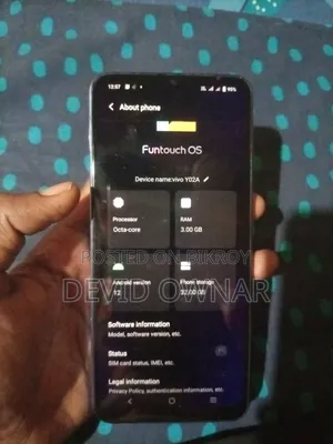 Vivo Y02A 32 GB Blue