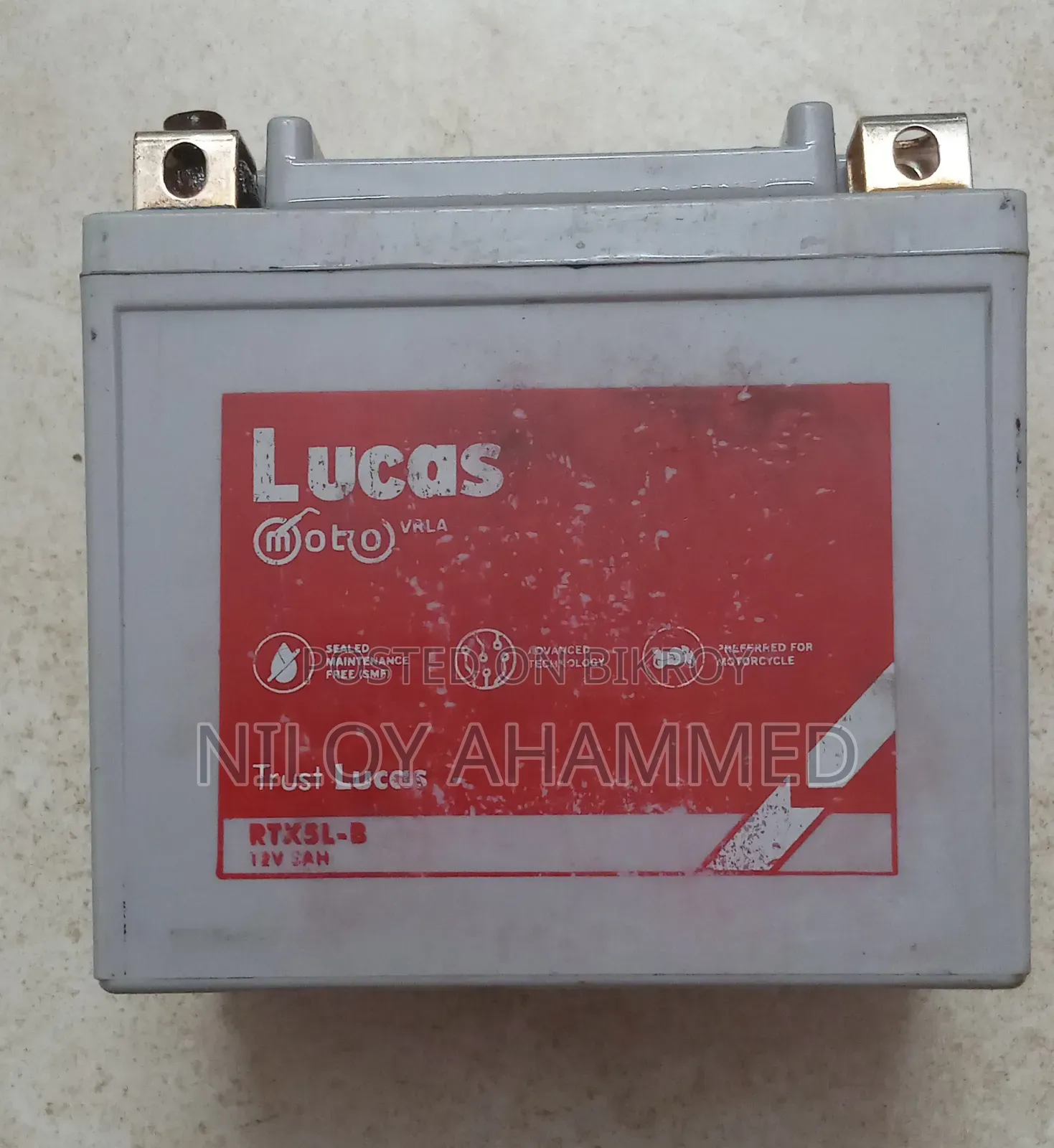 ব্যাটারি Lucas Model RTX5L-B