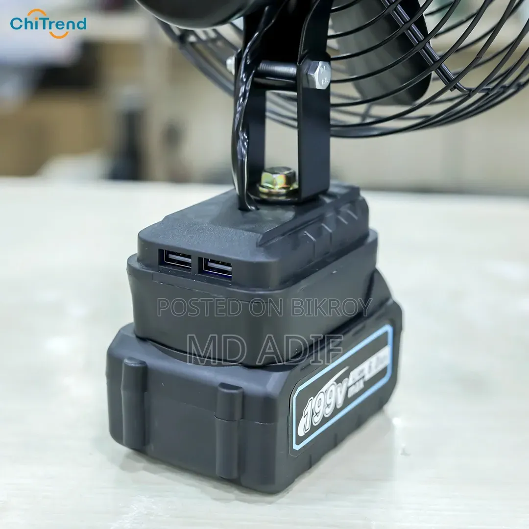 The Ultimate Solution for Comfort in the Heat! Rechargeable Lithium Battery Fan