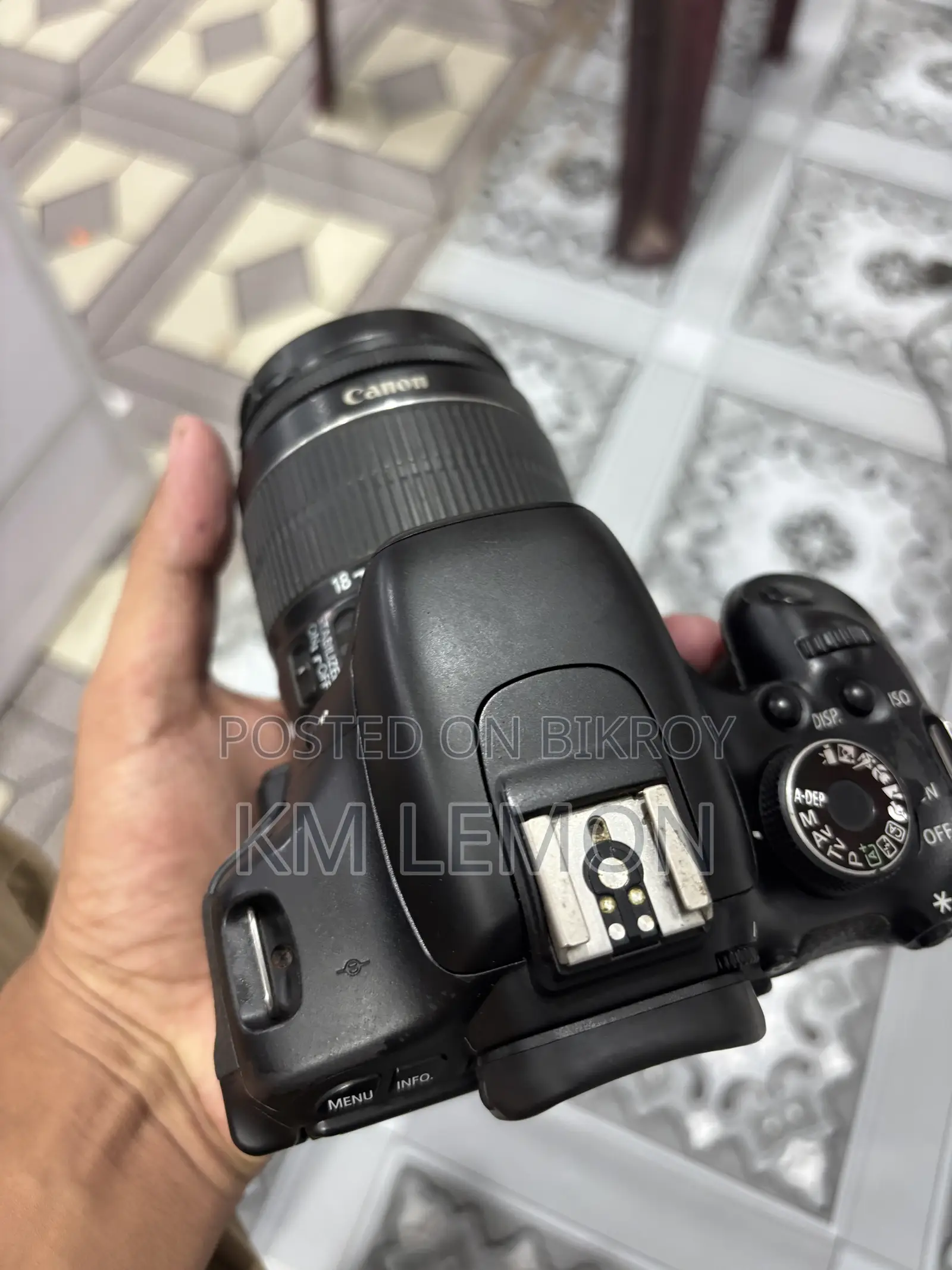 Canon 600d With 18-55mm Lens