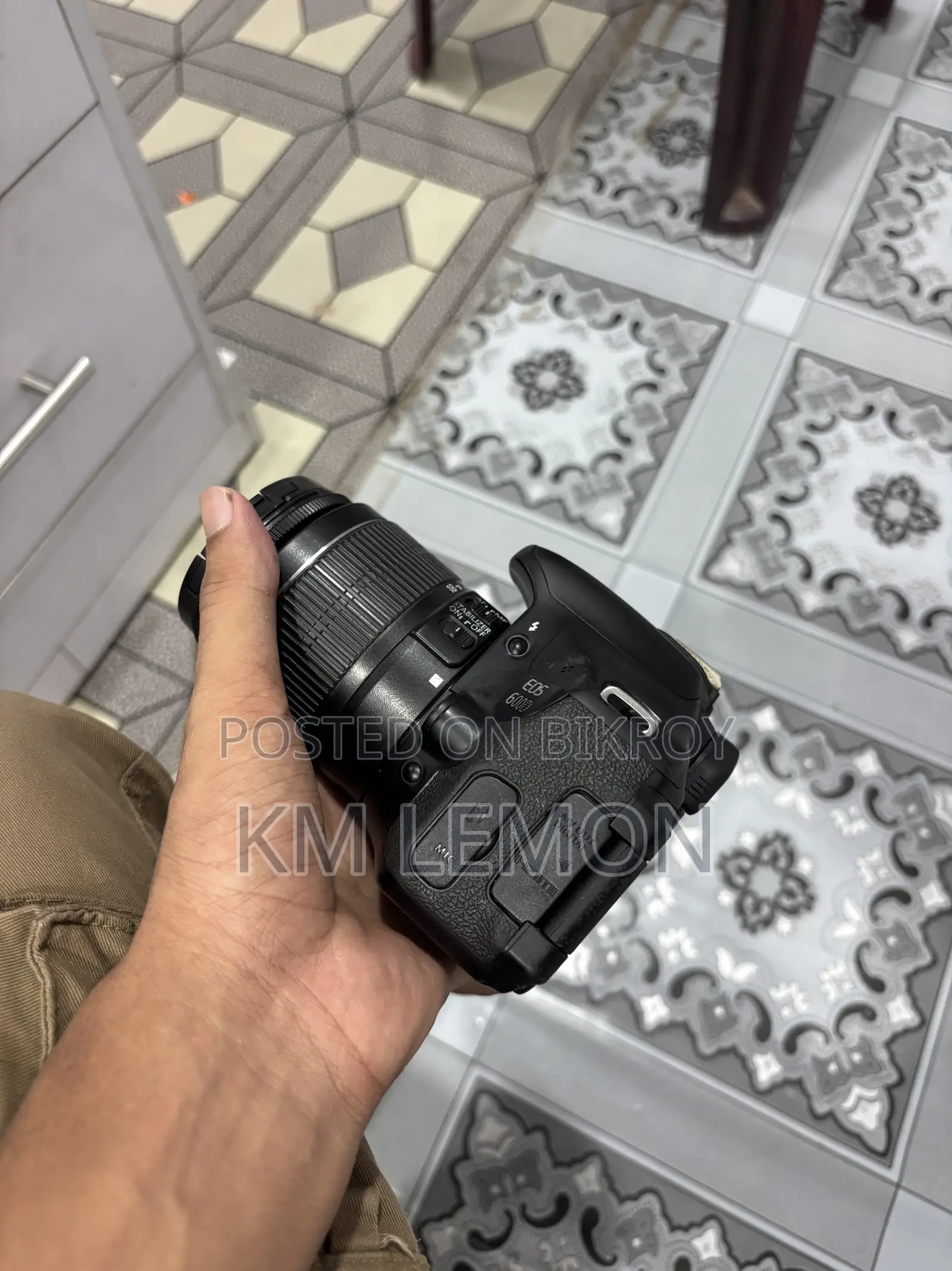 Canon 600d With 18-55mm Lens